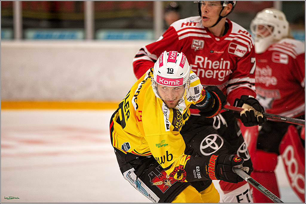 PENNY DEL;  Testspiel 2 Koelner Haie- SC Bern; Koeln, 20.08.2022